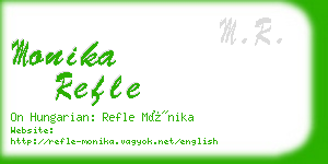 monika refle business card